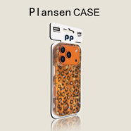 森淳 適用iphone17promax甜酷豹紋星星蝴蝶結Kitty貓插畫(huà)16手機殼14新款15pro女13少女心防摔保護套 棕底豹紋藍星星【單殼】 蘋(píng)果17Promax