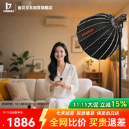 金貝（JINBEI）補(bǔ)光燈JL-160BI雙色溫?cái)z影燈電商直播間燈光視頻拍攝常亮燈影棚器材 JL-160BI單燈深口套裝