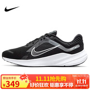耐克NIKE跑步鞋男緩震透氣QUEST 5運(yùn)動(dòng)鞋 DD0204-001黑白44