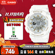 卡西歐（CASIO）手表女BABY-G潮流夜跑運(yùn)動(dòng)學(xué)生手表送女友禮物BA-110XGA-7A1