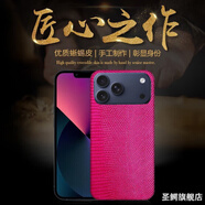 圣鱷【天然蜥蜴皮】適用蘋(píng)果17promax手機殼精美蜥蜴皮iphone16promax高端商務(wù)15pro全包防摔保護套 精美蜥蜴皮【玫紅色】 蘋(píng)果17promax