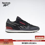 Reebok銳步官方24新品男女款CLASSIC LEATHER CLIP拼色復古休閑運動(dòng)跑鞋 100074395 41 (26.5cm),US: 8.5
