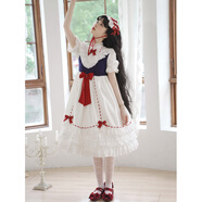 COMIC SOULlolita裙原創(chuàng  )正版白雪姬op日常洛麗塔洋裝輕lo裙 短袖連衣裙 M