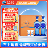 洋河海之藍(lán) 藍(lán)色經(jīng)典52度 480ml*2瓶 禮盒裝 綿柔濃香型