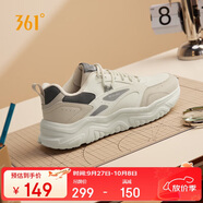 361°運(yùn)動(dòng)鞋男秋季革面增高厚底休閑通勤老爹跑步鞋子男672446727-2