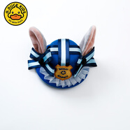 G.duck小黃鴨兔子警官衣服兒童連衣裙加絨秋冬朱迪女童洛麗塔春秋款裙子 小禮帽【單買(mǎi)】 120 建議5~6歲【110-120cm】