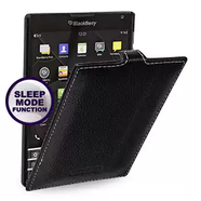 TKHETETE黑莓PassportQ30手機殼翻蓋PassportSilverEdition手機皮套Passport2防摔保護套商務(wù) 黑莓Q30T型荔枝黑色 黑莓其他型號