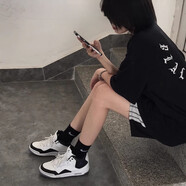 耐克（NIKE）Air Jordan Courtside23 AJ23小藤原浩 黑白男女籃球鞋 AR1002-104黑白GS_偏小建議大半碼 35.5 _假一賠三