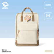 CAN COOLcanvasrepublic帆布共和國(guó)雙肩包女國(guó)風(fēng)刺繡戶(hù)外出行背包學(xué)生書(shū)包 米白_M_多人買(mǎi)的顏色