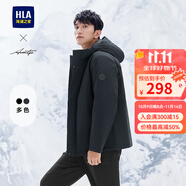 海瀾之家棉服男冬季25新款連帽簡(jiǎn)約純色外套男冬季HWMAW4W002A 藏青04 180/96A XL推薦151~164斤