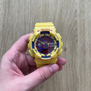 卡西歐（CASIO）【稀缺配色】GSHO多彩配色運(yùn)動(dòng)石英男表GA-110A GA-110BC GA-110A-9A