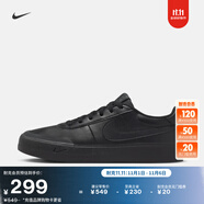 耐克男子透氣輕便運(yùn)動鞋冬季平底經(jīng)典板鞋NIKE COURT SHOT FQ8146 001黑/黑 41