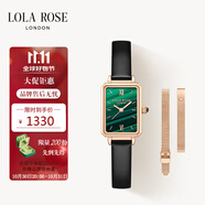 LOLA ROSE羅拉玫瑰小綠表女士手表女士節日禮物送女友