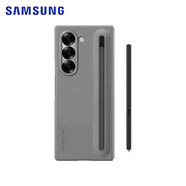 三星（SAMSUNG）三星Galaxy Z Fold6纖巧SPen原裝手機殼zfold6前蓋邊框防摔保護套 【灰色】附spen筆無(wú)原包裝 三星 zfold6