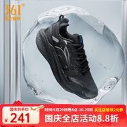 361°【爆沫4雨屏】運動鞋男鞋2024冬季新款防潑水減震耐磨專業(yè)跑步鞋 【爆沫4雨屏】曜石黑/電競藍 39