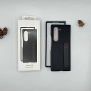 三星（SAMSUNG）適用三星zfold6/7原廠(chǎng)zfold7皮革W26支架手機保護殼原裝6折疊殼 原廠(chǎng) 皮革(黑色支架)原封包裝 三星Galaxy Z Fold7通用 w26