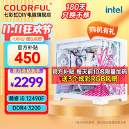 七彩虹電腦i5 13400F/RTX5060Ti 4060Ti吃雞永劫無(wú)間直播設(shè)計(jì)師RTX5070電競(jìng)游戲臺(tái)式電腦主機(jī)diy組裝整機(jī) 配一丨i5 12490F丨16GB丨無(wú)顯卡