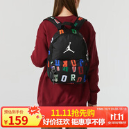 Jordan男女喬丹 聚酯纖維 書(shū)包背包 字母印花 雙肩包DV5304-016黑 均碼