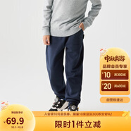 巴拉巴拉童裝兒童褲子男童女童加絨長(zhǎng)褲冬保暖運(yùn)動(dòng)休閑束腳褲208424108217