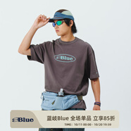 NOTHOMMEBLUE藍(lán)岐2024夏季涼感吸濕排汗抗菌短袖女夜光印花T恤男 暗粉色 S