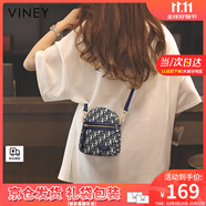 viney手機(jī)包包女包斜挎包迷你帆布包腰包生日禮物送女友老婆 【寶藍(lán)色】實(shí)用高級感品牌輕奢小包 洋氣百搭小眾休閑高端單肩包