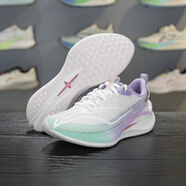 李寧赤兔7 PRO跑步鞋2025新款男子輕量高回彈競速訓練跑鞋ARPV025 標準白-6 39.5