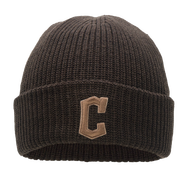 MLB官方男女帽子情侶秋冬25新款保暖毛線(xiàn)帽針織絨線(xiàn)帽圣誕禮物 克利夫蘭隊/麻棕色(25新款) F