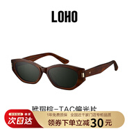 眼鏡生活（LOHO）偏光復古貓眼男高級感開(kāi)車(chē)專(zhuān)用窄框墨鏡女防曬太陽(yáng)鏡吸睛護目鏡