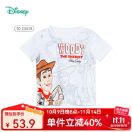 迪士尼寶寶（Disney Baby）迪士尼童裝兒童T恤米奇米妮印花圓領(lǐng)短袖T恤純棉