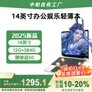 中柏（Jumper）國家補貼【2025新品】14英寸12G+384G(128G+256G)輕薄本護眼商務(wù)辦公學(xué)習(xí)筆記本電腦EZbook S7XT