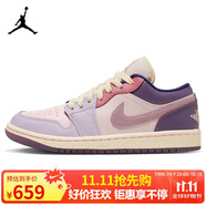 耐克NIKE休閑鞋男女潮流喬丹AJ1 JORDAN 1運(yùn)動(dòng)鞋DZ2768-651粉紫36.5