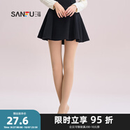 三福 女褲襪單條裝 淑女易搭天鵝絨貼膚防勾絲連腳絲襪823293 淺咖膚 均碼