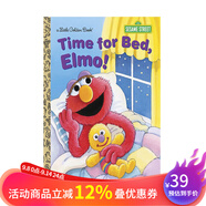 英文原版 Sesame Street 芝麻街 Brushy Brush! Little Golden Book 兒童啟蒙繪本圖畫(huà)書(shū) Time for bed, Elmo! 夢(mèng)想童趣城