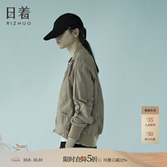 日著（rizhuo）日著原創(chuàng)設(shè)計(jì)女裝2025秋新款城市輕戶外棒球服飛行員夾克短外套 卡其 S