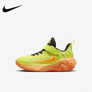 耐克（NIKE）兒童鞋男女童低幫字母哥戰靴 魔術(shù)貼易穿脫 外場(chǎng)實(shí)戰運動(dòng)籃球鞋 FZ6733-301 25 【建議腳長(cháng)14厘米】 