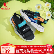 喬丹涼鞋男2025年秋冬季運(yùn)動(dòng)涼拖鞋戶外輕便魔術(shù)貼沙灘涼鞋 黑色/太陽橙 （重置系列） 40