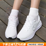 耐克（NIKE）官方 艦店女鞋 25夏新款運(yùn)動(dòng)鞋低幫透氣休閑鞋緩震時(shí)尚跑步鞋子女 RUN DEFY/純白【新到貨】 38.5 （腳長(zhǎng)245mm）
