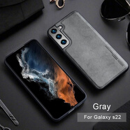 綠磁 xlevel適用于三星S24Ultra手機殼s24全包防摔s23保護套5g外殼s23plus簡約S22Ultra商務(wù)新款皮 灰色 三星GalaxyS9