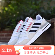阿迪達斯 （adidas）（adidas）三葉草ZX500 悟空爆米花春秋網(wǎng)面軟彈男女軟底透氣輕盈 紅白黑 37
