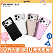 CASETIFY 純色波漾手機(jī)殼 MagSafe兼容 硅膠手機(jī)殼 適用于蘋果iPhone17/16/15 Air/Plus/Pro/Max手機(jī)保護(hù)殼 黑色Magsafe iPhone 15 Pro