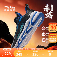 安踏兒童運(yùn)動(dòng)鞋男女跑鞋童夏秋網(wǎng)面透氣旋鈕扣犟彈科技學(xué)生跑步鞋 【男革面】黑/藍(lán)/綠5523N-2 31
