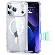 紅蘋(píng)果 (RED APPLE)ESR億色適用iPhone蘋(píng)果17系列手機殼  拍照AI按鍵 1500g強力磁吸 閃粉強力磁吸AI拍照按鍵 iPhone17