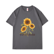 OLOEY2026高考專(zhuān)用短袖T恤純棉家長(cháng)送考衣服中考加油班服定制金榜題名 灰色-款式2大圖 5XL 195 210斤左右