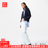 優(yōu)衣庫女裝寬松直筒牛仔褲/水洗產(chǎn)品/闊感褲新款474934 479001 474934/60淺藍色 24 /155/62A