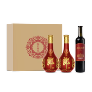 郎酒【裕見(jiàn)紅花】紅花郎15 53度 500ml*2+張裕解百納 750ml*1