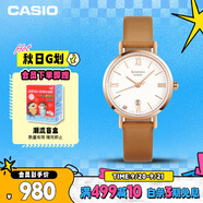 卡西歐（CASIO）手表女士SHEEN商務(wù)簡約石英日韓表送女友禮物SHE-4540CGL-9A