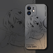 信盛宏 適用蘋果11手機(jī)殼iPhone11Pro櫻島麻衣promax二次漫x潮牌楪祈xrxs硅膠xsmax全包防摔保護(hù)套 經(jīng)典黑-和泉紗霧L黑 蘋果XSMAX