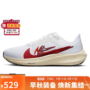 耐克NIKE女跑步鞋飛馬40PEGASUS 40新年紅運動(dòng)鞋FB7703-100白紅35.5
