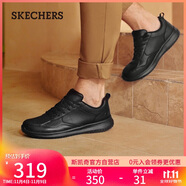斯凱奇（Skechers）男士皮鞋秋季商務(wù)男鞋高檔休閑鞋軟底通勤板鞋210835