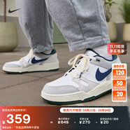 耐克男子復古低幫運動鞋冬季經(jīng)典舒適簡約NIKE FULL FORCE FZ3595 100白色/深藏青/淺鐵礦石灰 38.5